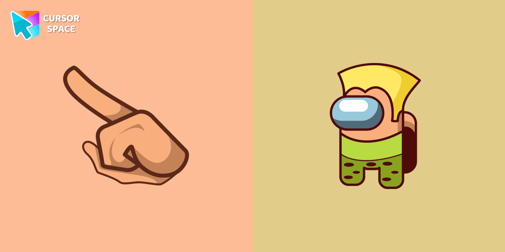 Among Us Guile Character cursor cursor pack